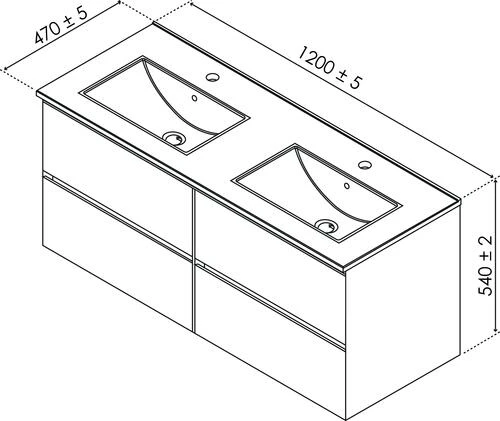 Meuble PANADURA à Suspendre 120 Cm Blanc Brillant - BATHROOM THERAPY 3 Meuble PANADURA à Suspendre 120 Cm Blanc Brillant - BATHROOM THERAPY – Image 3
