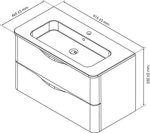 Meuble MANNAR à Suspendre 90 Cm Blanc - BATHROOM THERAPY 3 Meuble MANNAR à Suspendre 90 Cm Blanc - BATHROOM THERAPY – Image 3