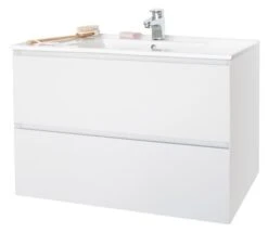 Meuble PANADURA à Suspendre 80 Cm Blanc Mat - BATHROOM THERAPY