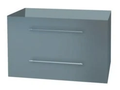 Bloc Meuble à Suspendre Gris Avec Tiroirs NEW YORK 80cm - BATHROOM THERAPY