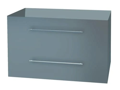 Bloc Meuble à Suspendre Gris Avec Tiroirs NEW YORK 80cm - BATHROOM THERAPY 1 Bloc Meuble à Suspendre Gris Avec Tiroirs NEW YORK 80cm - BATHROOM THERAPY