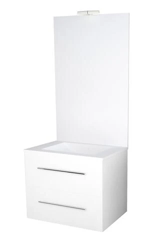 Meuble NEW YORK à Suspendre 70cm Blanc - BATHROOM THERAPY 1 Meuble NEW YORK à Suspendre 70cm Blanc - BATHROOM THERAPY