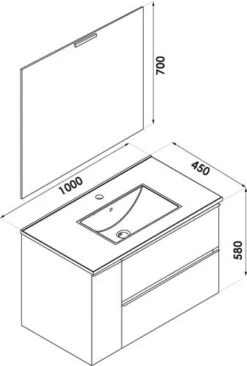 Meuble BOSTON à Suspendre 100cm Béton - BATHROOM THERAPY 7 Meuble BOSTON à Suspendre 100cm Béton - BATHROOM THERAPY -Salle De Bain Fournitures 401511274 4