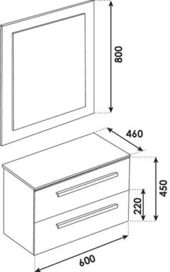 Meuble NUDEA 2.0 à Suspendre 60cm Cognac - BATHROOM THERAPY -Salle De Bain Fournitures 401511280 3