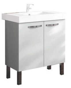 Meuble Sous Vasque 2 Portes 80cm Ergo - NEOVA