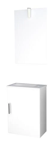 Meuble Lave-mains De Face à Suspendre New York Blanc - BATHROOM THERAPY