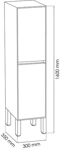 Colonne ODESSA Sur Pieds Blanche - BATHROOM THERAPY 3 Colonne ODESSA Sur Pieds Blanche - BATHROOM THERAPY – Image 3