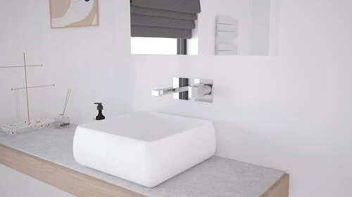 Vasque Design Carré à Poser 41cm - BATHROOM THERAPY 3 Vasque Design Carré à Poser 41cm - BATHROOM THERAPY – Image 3