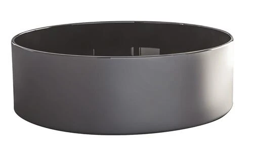 Vasque à Poser Ronde ø37x12 Cm Veniz Noire - BATHROOM THERAPY 1 Vasque à Poser Ronde ø37x12 Cm Veniz Noire - BATHROOM THERAPY