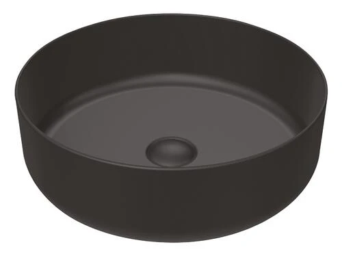 Vasque à Poser Ronde ø37x12 Cm Veniz Noire - BATHROOM THERAPY 3 Vasque à Poser Ronde ø37x12 Cm Veniz Noire - BATHROOM THERAPY – Image 3