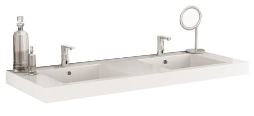 Plan Vasque PMR En Résine 140cm Ergo - NEOVA 1 Plan Vasque PMR En Résine 140cm Ergo - NEOVA