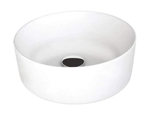 Vasque à Poser Ronde ø38x13,5 Cm Blanche 1 Vasque à Poser Ronde ø38x13,5 Cm Blanche