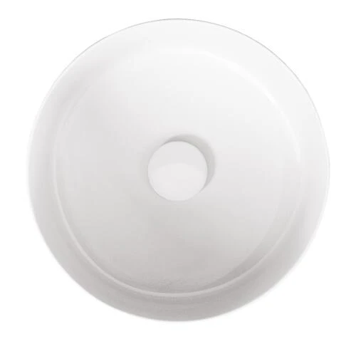 Vasque à Poser Ronde ø38x13,5 Cm Blanche 3 Vasque à Poser Ronde ø38x13,5 Cm Blanche – Image 3