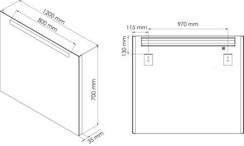Miroir Eclairant à Suspendre 120x70cm LISBONNE - BATHROOM THERAPY 4 Miroir Eclairant à Suspendre 120x70cm LISBONNE - BATHROOM THERAPY – Image 4