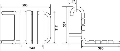Siège De Douche à Suspendre - PELLET 2 Siège De Douche à Suspendre - PELLET – Image 2