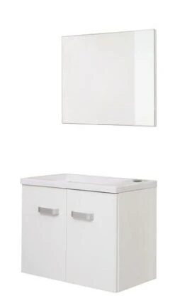 Meuble Lave-mains De Face Blanc Goia - BATHROOM THERAPY