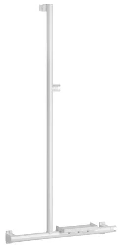 Barre De Douche En T Ou En L Blanc - PELLET