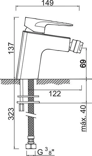 Mitigeur De Bidet Ely'O - ROLF 2 Mitigeur De Bidet Ely'O - ROLF – Image 2