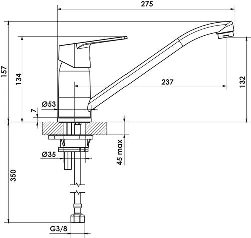 Mitigeur D'évier Ely'O Bec Mobile C3 - ROLF 2 Mitigeur D'évier Ely'O Bec Mobile C3 - ROLF – Image 2