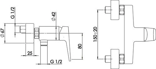 Mitigeur De Douche Ev'O - ROLF 2 Mitigeur De Douche Ev'O - ROLF – Image 2