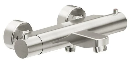 Thermostatique De Bain-douche Nickel Brossé Fact'Ory - ROLF 1 Thermostatique De Bain-douche Nickel Brossé Fact'Ory - ROLF