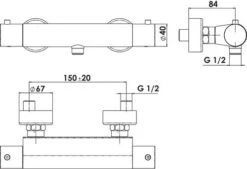 Thermostatique De Douche - ROLF -Salle De Bain Fournitures 501016507 4