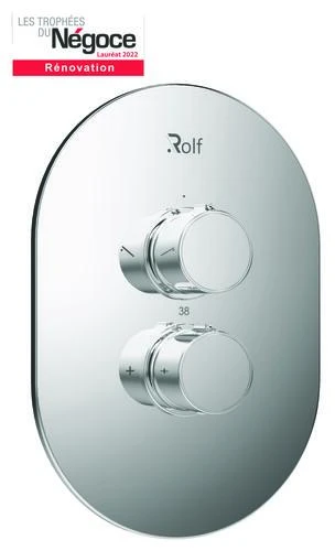 Thermostatique De Douche Avec Set Déco à Encastrer Ori'O - ROLF Inside 1 Thermostatique De Douche Avec Set Déco à Encastrer Ori'O - ROLF Inside