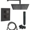Pack Thermostatique De Douche à Encastrer Fact'Ory Noir Mat - ROLF