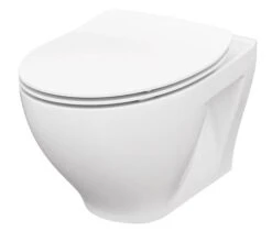 Cuvette Suspendue Carénée Sans Bride Avec Abattant - ROLF