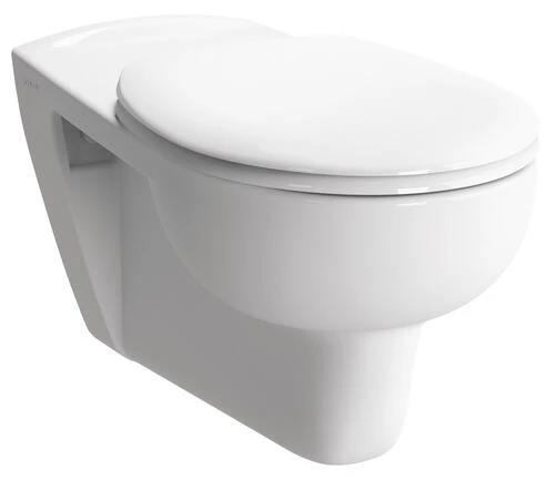 Cuvette Suspendue Rallongée Sans Bride Avec Abattant - VITRA 1 Cuvette Suspendue Rallongée Sans Bride Avec Abattant - VITRA