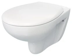 Cuvette Suspendue Sans Bride Avec Abattant Polypropylène - ROLF