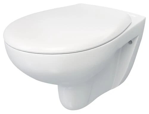 Cuvette Suspendue Sans Bride Avec Abattant Polypropylène - ROLF 1 Cuvette Suspendue Sans Bride Avec Abattant Polypropylène - ROLF