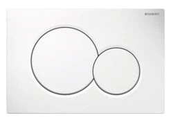 Plaque De Commande Blanche Sigma 01 - GEBERIT