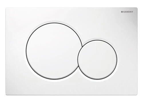 Plaque De Commande Blanche Sigma 01 - GEBERIT 1 Plaque De Commande Blanche Sigma 01 - GEBERIT