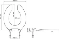 Abattant Spot Hygien 5 Abattant Spot Hygien -Salle De Bain Fournitures 501514033 3