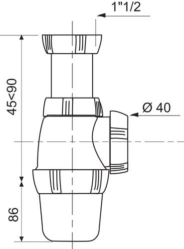 Siphon D'évier Neo - WIRQUIN 2 Siphon D'évier Neo - WIRQUIN – Image 2