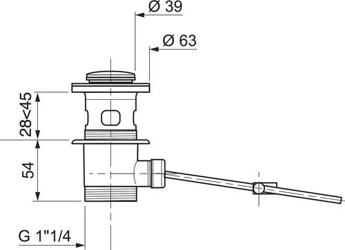 Vidage De Lavabo Ou Bidet Laiton - WIRQUIN 2 Vidage De Lavabo Ou Bidet Laiton - WIRQUIN â Image 2