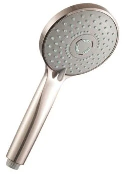 Douchette Anticalcaire 3 Jets ø112mm Nickel Brosse