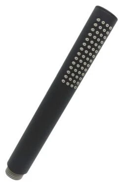 Douchette Monojet Anticalcaire ABS Noir - ROLF