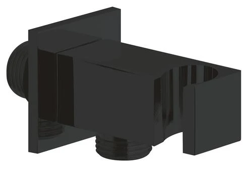 Support Mural Carré Laiton à Encastrer Noir 1 Support Mural Carré Laiton à Encastrer Noir