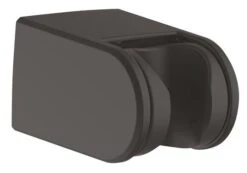 Support De Douchette Orientable ABS Noir Mat