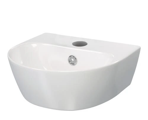 Lave-mains De Face Arrondi 35 X 31,5 Cm 1 Lave-mains De Face Arrondi 35 X 31,5 Cm