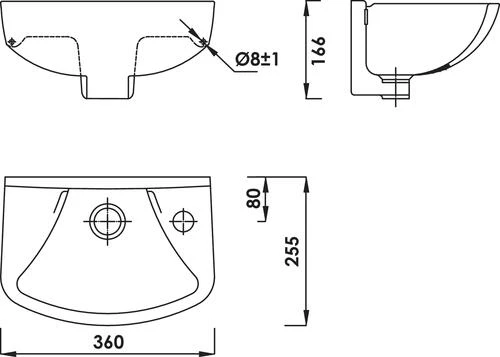 Lave-mains De Face 36 X 25,5 Cm 2 Lave-mains De Face 36 X 25,5 Cm â Image 2