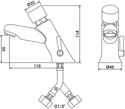 Mitigeur De Lavabo Temporise - ROLF 2 Mitigeur De Lavabo Temporise - ROLF – Image 2
