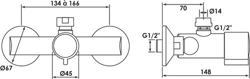 Mitigeur De Douche Temporise - ROLF 2 Mitigeur De Douche Temporise - ROLF â Image 2