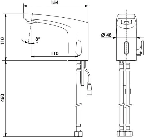 Mitigeur De Lavabo électronique Modus Trend E Hd-m - SCHELL 2 Mitigeur De Lavabo électronique Modus Trend E Hd-m - SCHELL – Image 2