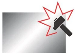 Miroir Rectangulaire Incassable 600x400mm