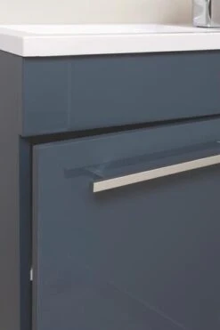 Meuble Lave-mains De Face Anthracite Cuzco - BATHROOM THERAPY -Salle De Bain Fournitures 505734 5