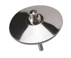 Cache Trou Inox Avec Borne D'attache Et Contre-plaque