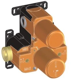 Pack Thermostatique De Douche à Encastrer Cuadr'O - ROLF -Salle De Bain Fournitures 5106 5